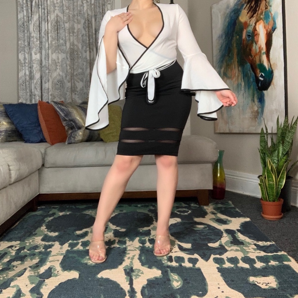 Fashion Nova Wrap Top